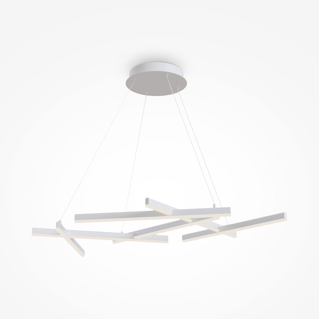 Lampa wisząca Maytoni Line IP20 6x MOD016PL-L75W | Biały