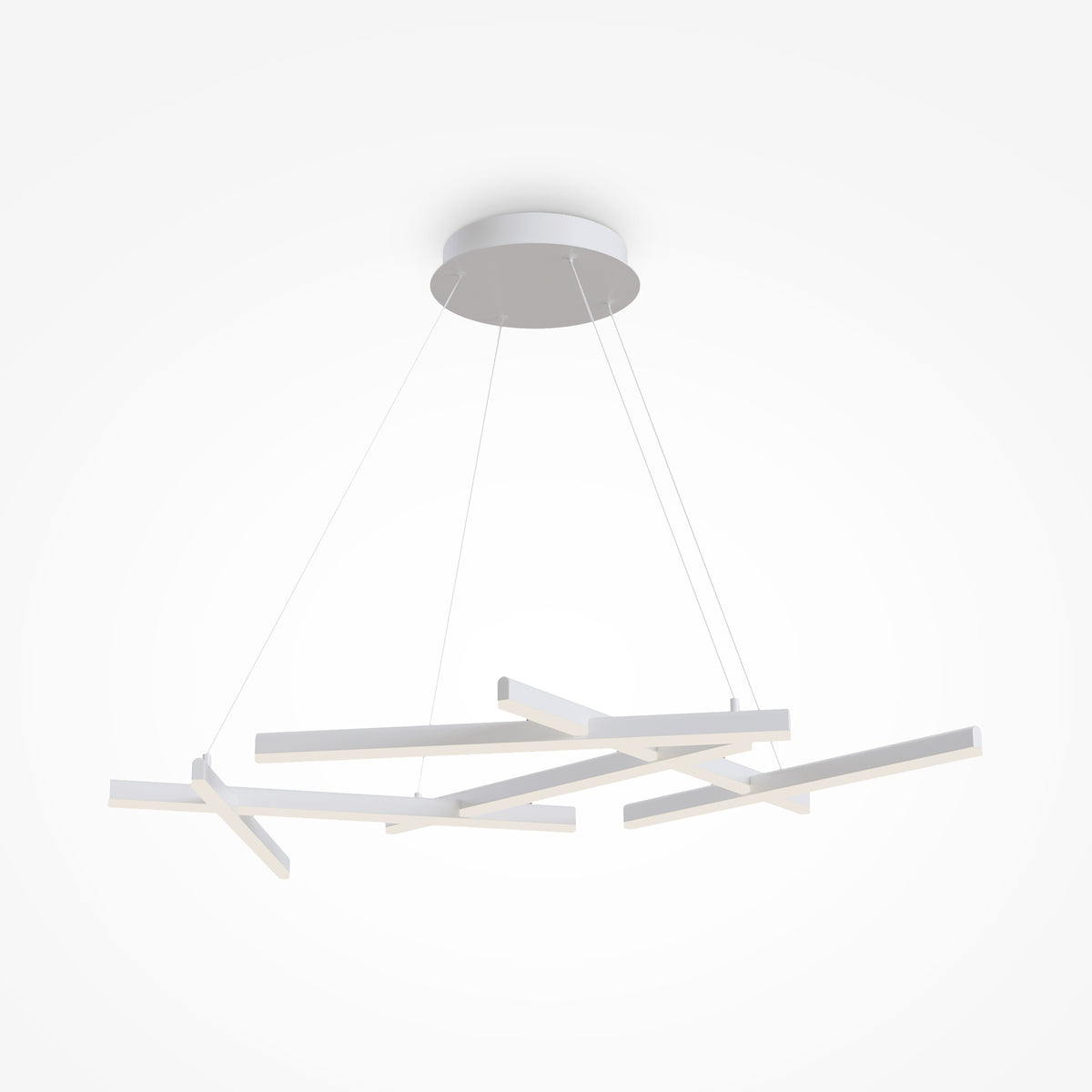Lampa wisząca Maytoni Line IP20 6x MOD016PL-L75W | Biały