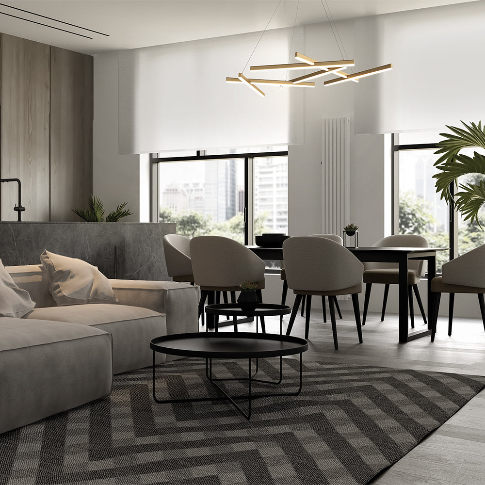 Lampa wisząca Maytoni Line IP20 x MOD016PL-L75MG3K | Złoto
