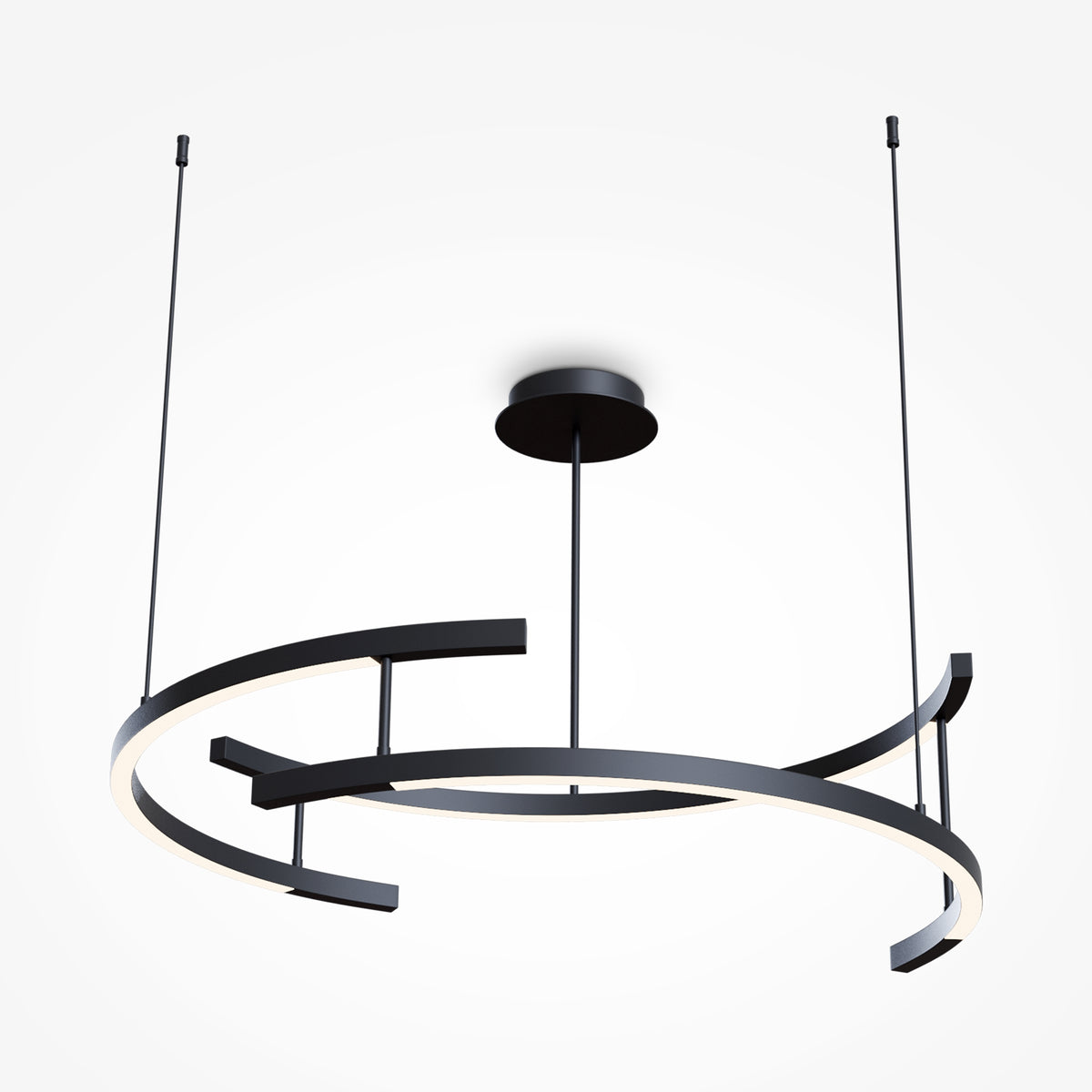 Lampa wisząca Maytoni Line IP20 x MOD054PL-L52B3K | Czarny
