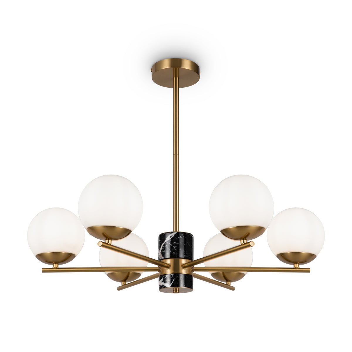 Lampa wisząca Maytoni Marble IP20 6xE27 MOD187PL-06BS | Mosiądz