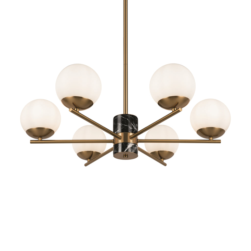 Lampa wisząca Maytoni Marble IP20 6xE27 MOD187PL-06BS | Mosiądz
