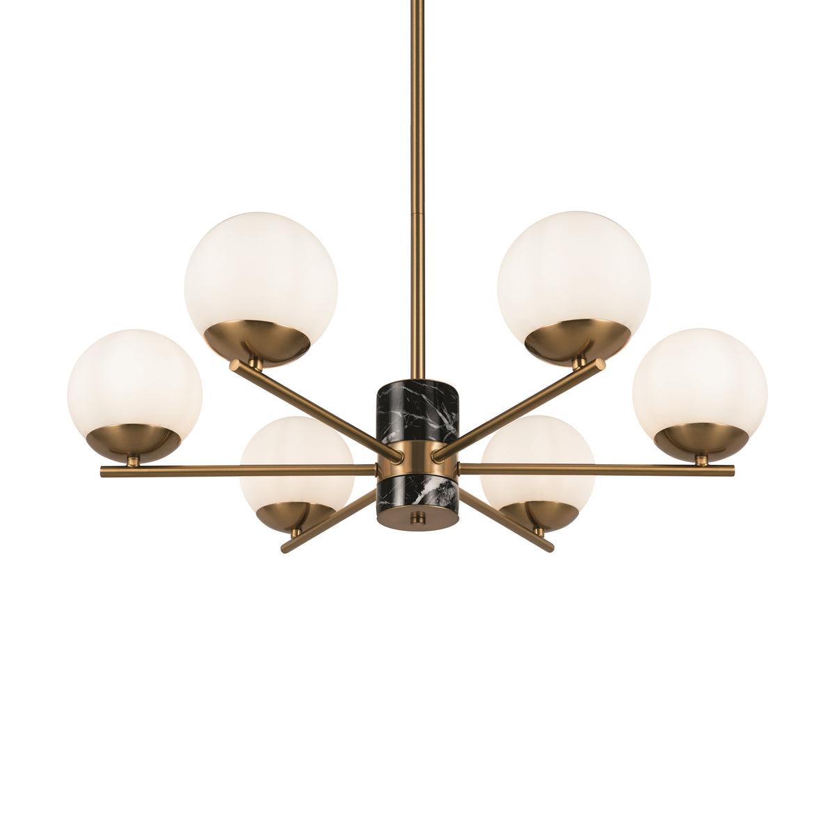 Lampa wisząca Maytoni Marble IP20 6xE27 MOD187PL-06BS | Mosiądz