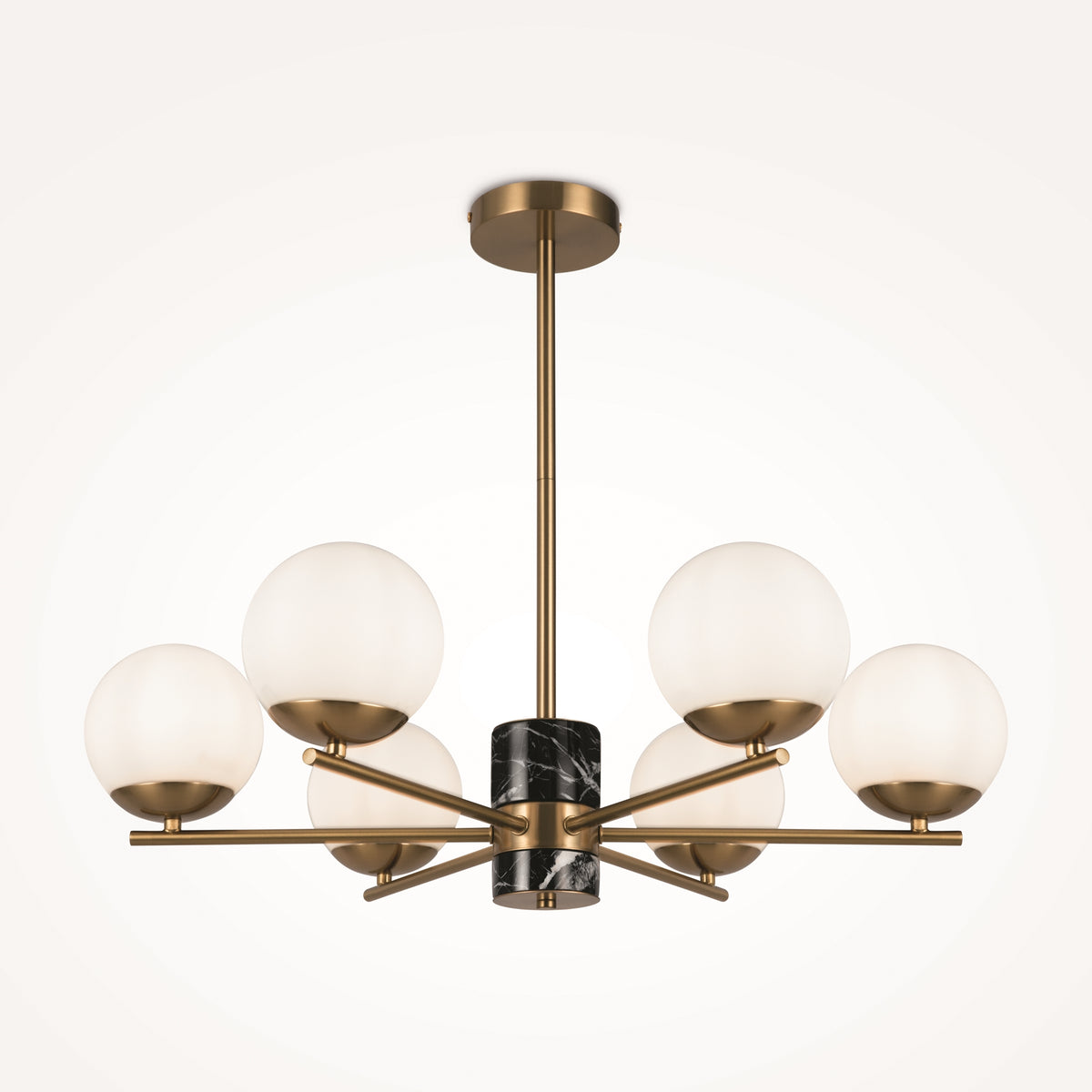 Lampa wisząca Maytoni Marble IP20 6xE27 MOD187PL-06BS | Mosiądz