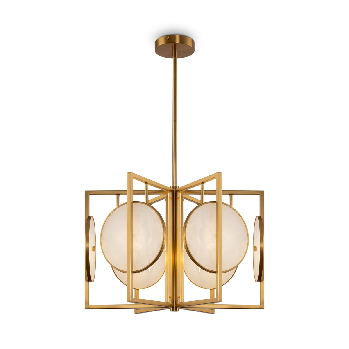 Lampa wisząca Maytoni Marmo IP20 6xE14 MOD099PL-06G | Mosiądz
