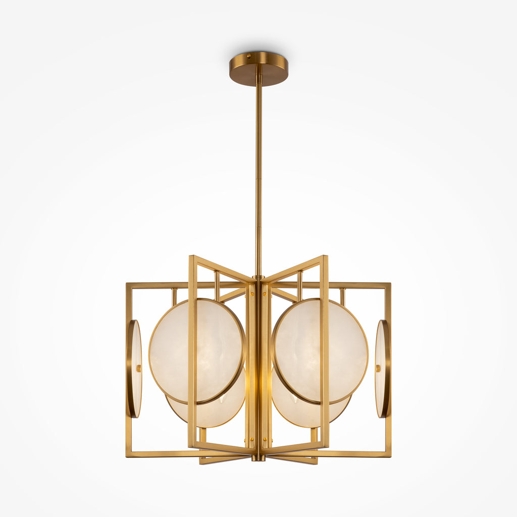 Lampa wisząca Maytoni Marmo IP20 6xE14 MOD099PL-06G | Mosiądz