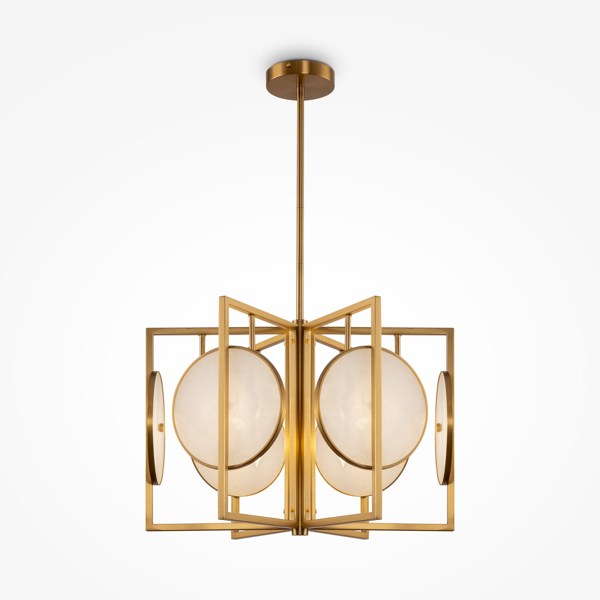 Lampa wisząca Maytoni Marmo IP20 6xE14 MOD099PL-06G | Mosiądz