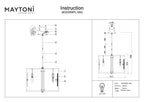 Lampa wisząca Maytoni Marmo IP20 6xE14 MOD099PL-06G | Mosiądz
