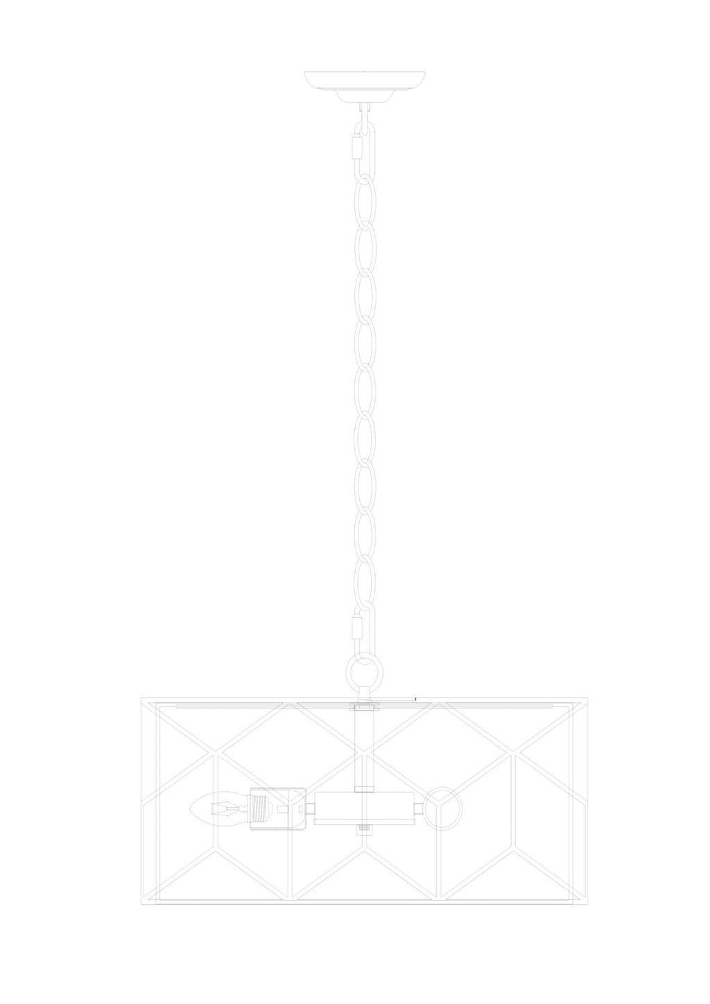 Lampa wisząca Maytoni Messina IP20 4xE27 H223PL-03G | Złoto