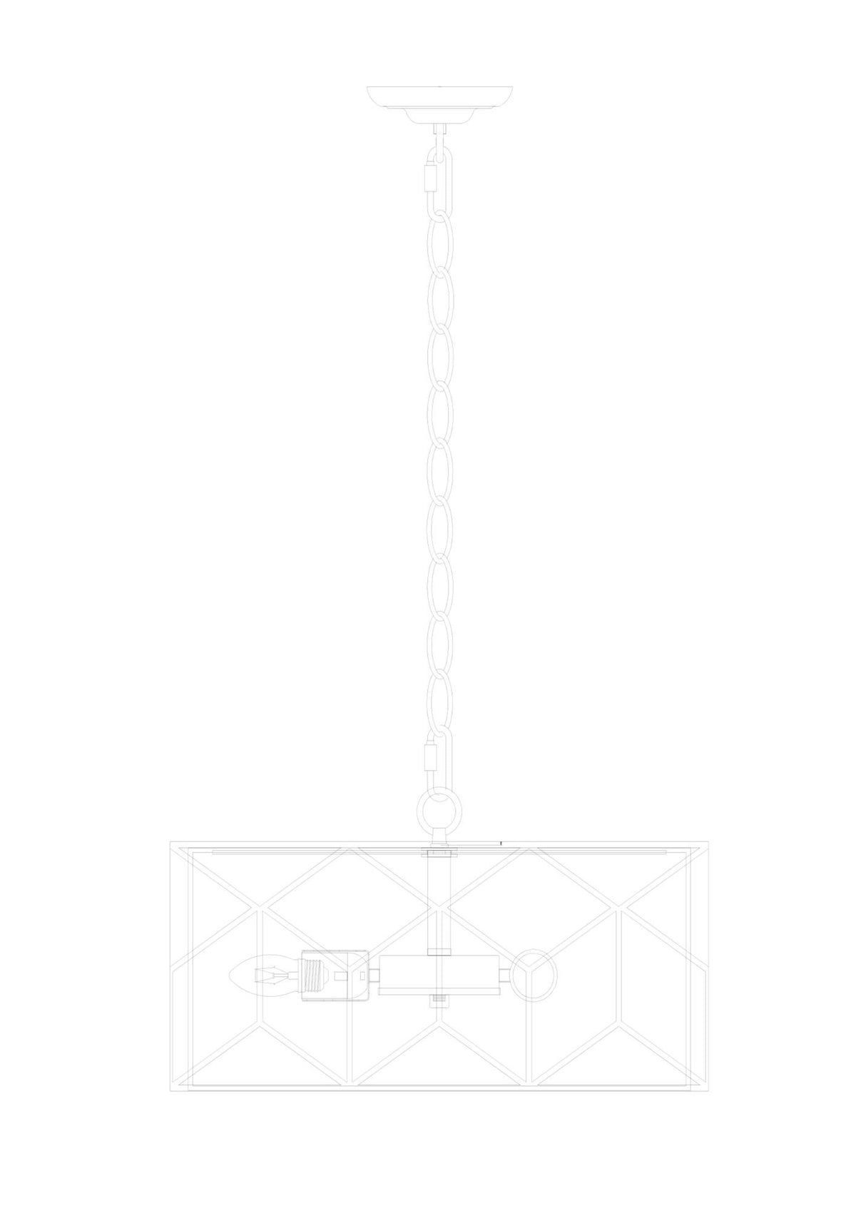 Lampa wisząca Maytoni Messina IP20 4xE27 H223PL-03G | Złoto