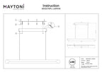 Lampa wisząca Maytoni Motion IP20 x MOD276PL-L40W3K | Biały