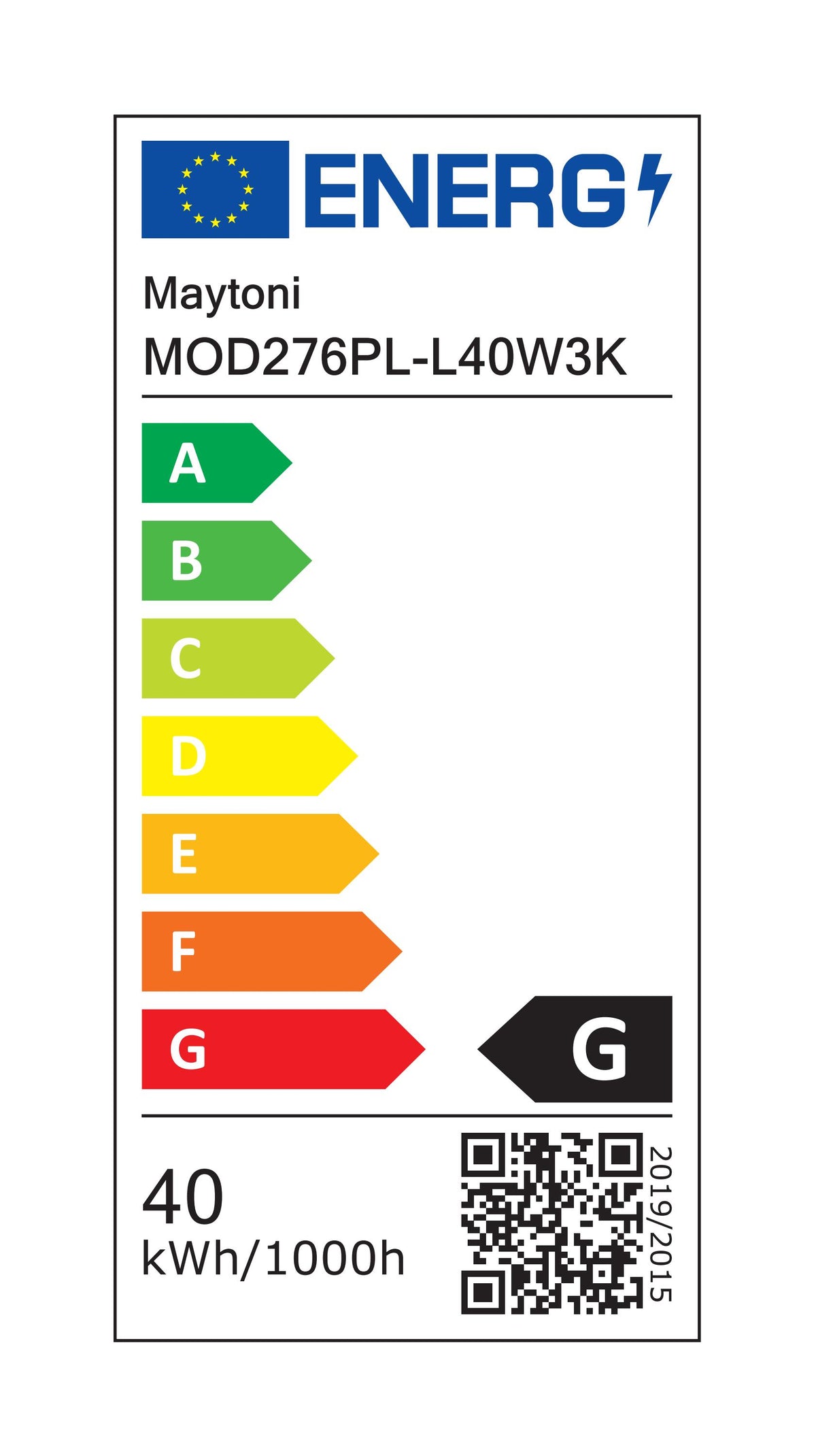 Lampa wisząca Maytoni Motion IP20 x MOD276PL-L40W3K | Biały