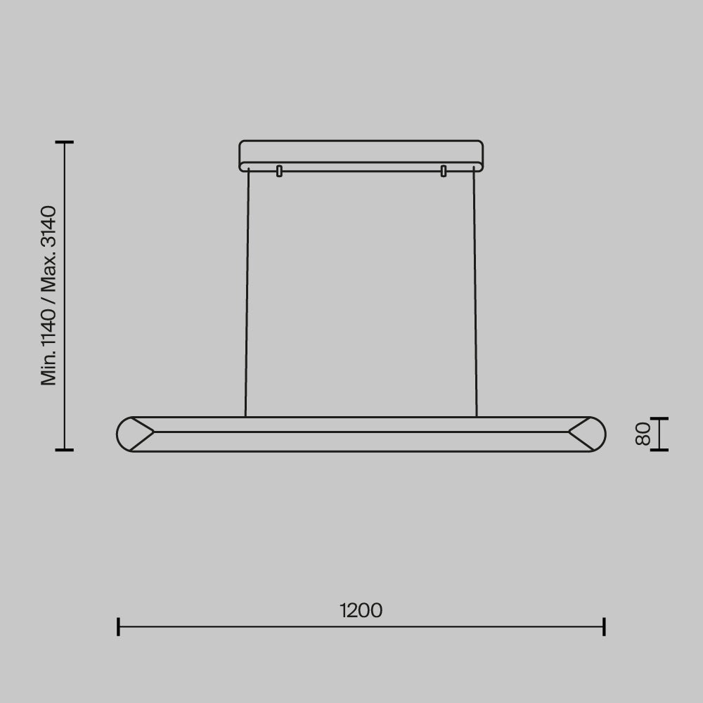 Lampa wisząca Maytoni Motion IP20 x MOD276PL-L40W3K | Biały