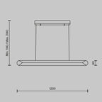 Lampa wisząca Maytoni Motion IP20 x MOD276PL-L40W3K | Biały