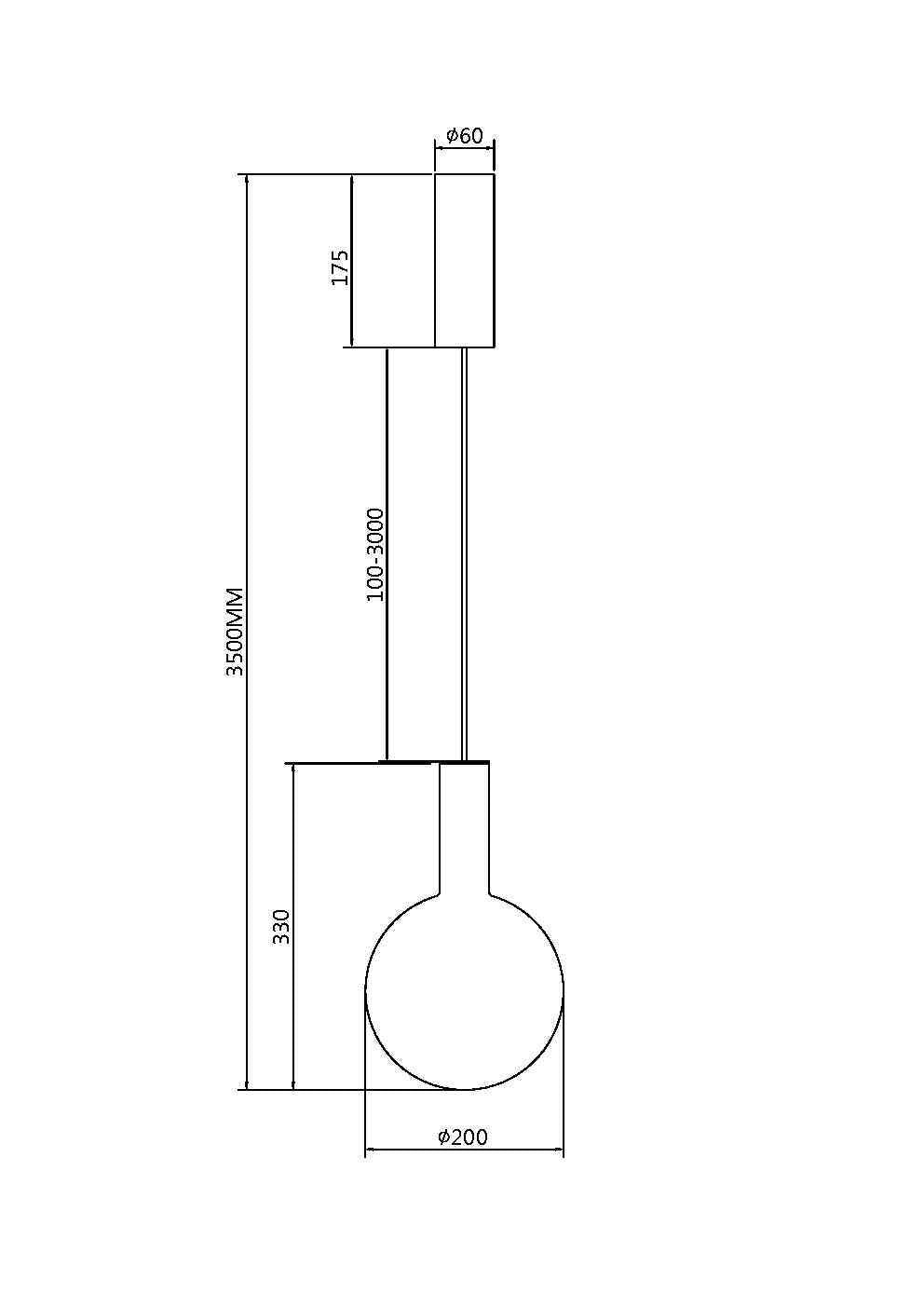 Lampa wisząca Maytoni Nebula IP20 x MOD182PL-L4W3K | Biały