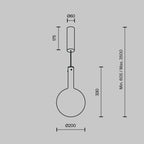 Lampa wisząca Maytoni Nebula IP20 x MOD182PL-L4W3K | Biały