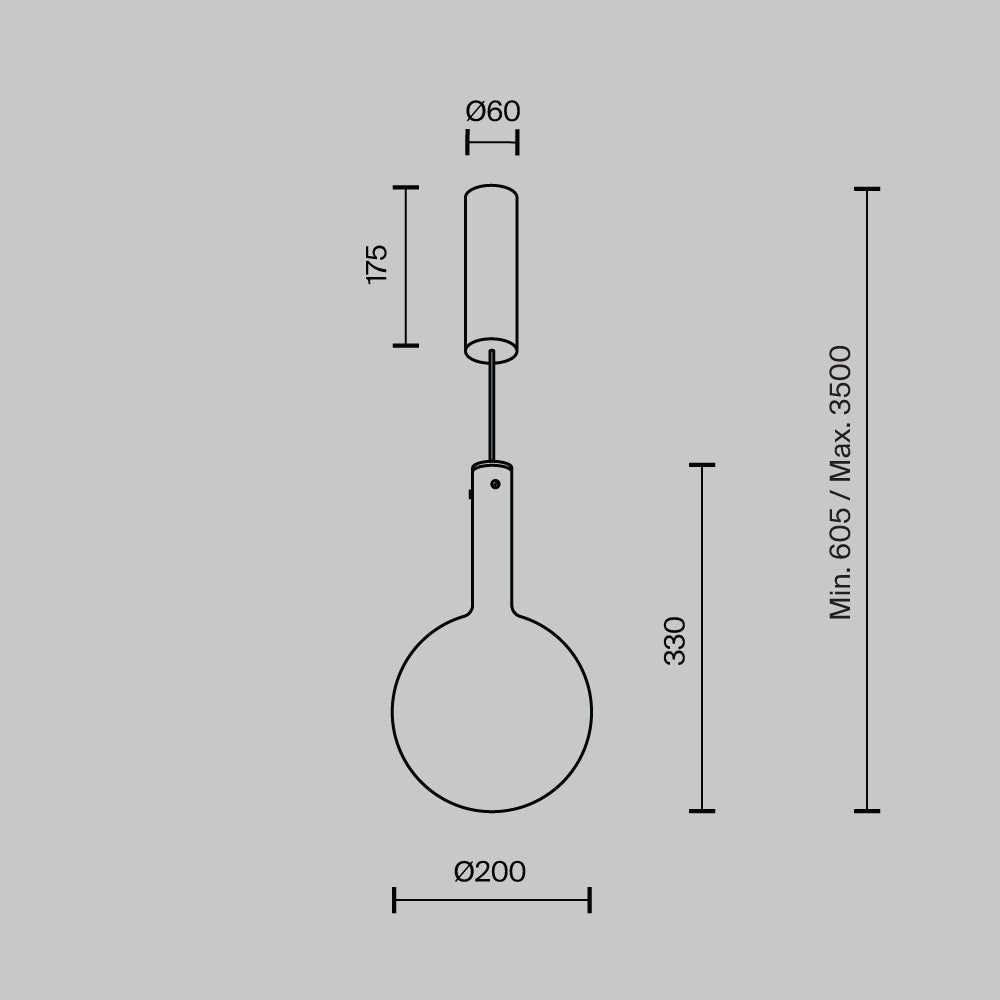 Lampa wisząca Maytoni Nebula IP20 x MOD182PL-L4W3K | Biały