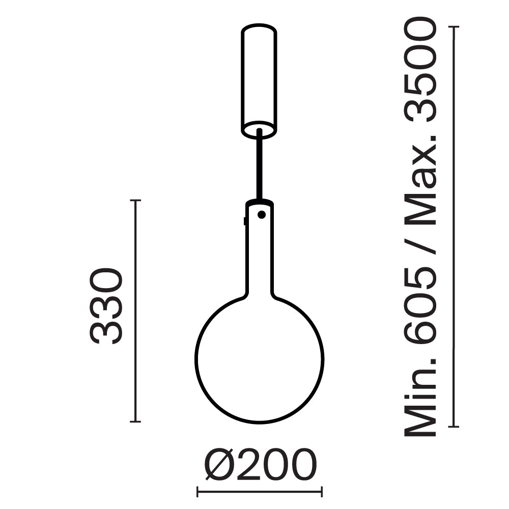 Lampa wisząca Maytoni Nebula IP20 x MOD182PL-L4W3K | Biały