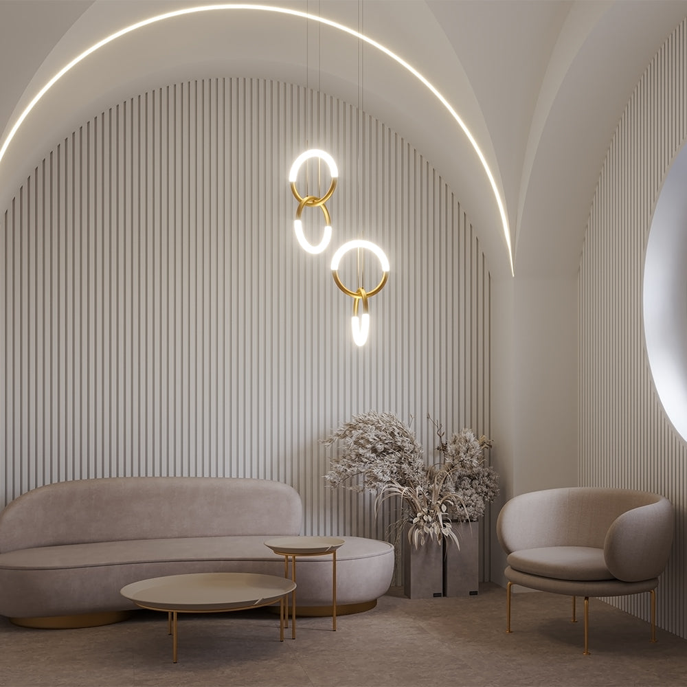 Lampa wisząca Maytoni Node IP20 x MOD165PL-L18G3K | Złoto