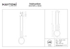 Lampa wisząca Maytoni Node IP20 x MOD165PL-L18G3K | Złoto