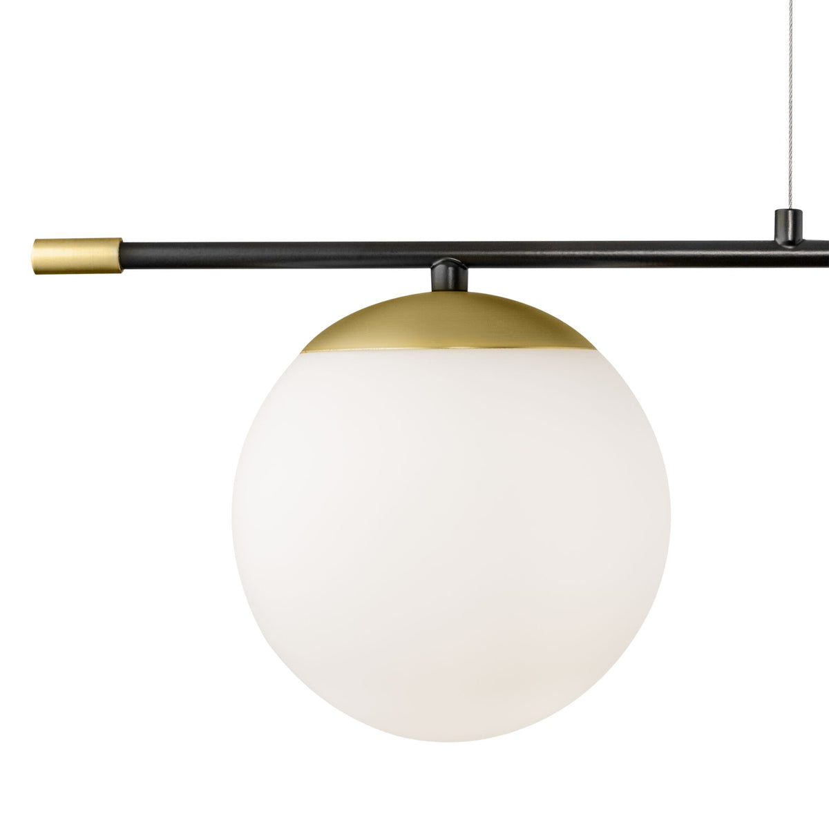 Lampa wisząca Maytoni Nostalgia IP20 2xE14 MOD048PL-02G | Czarno-złoty