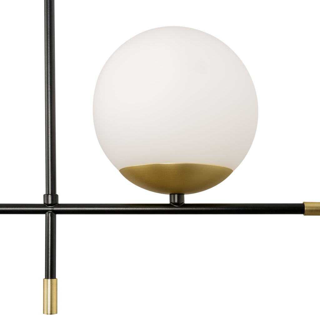 Lampa wisząca Maytoni Nostalgia IP20 2xE14 MOD048PL-02G | Czarno-złoty