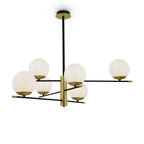Lampa wisząca Maytoni Nostalgia IP20 6xE14 MOD048PL-06G | Czarno-złoty