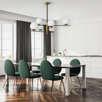 Lampa wisząca Maytoni Nostalgia IP20 6xE14 MOD048PL-06G | Czarno-złoty