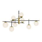 Lampa wisząca Maytoni Nostalgia IP20 9xE14 MOD048PL-09G | Czarno-złoty