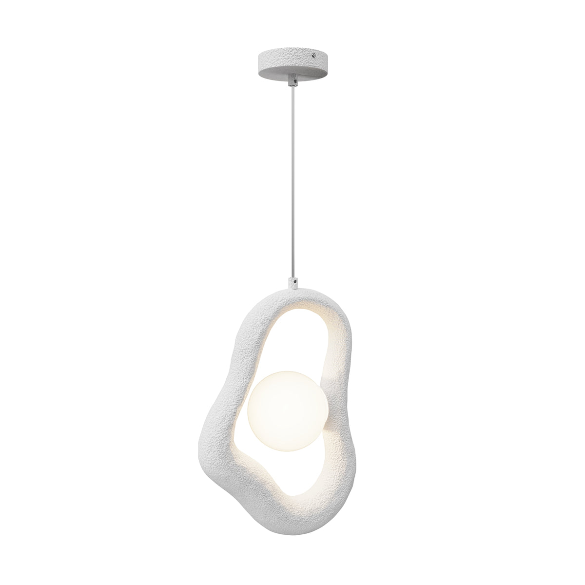 Lampa wisząca Maytoni Opus IP20 1xG9 MOD380PL-01W | Biały