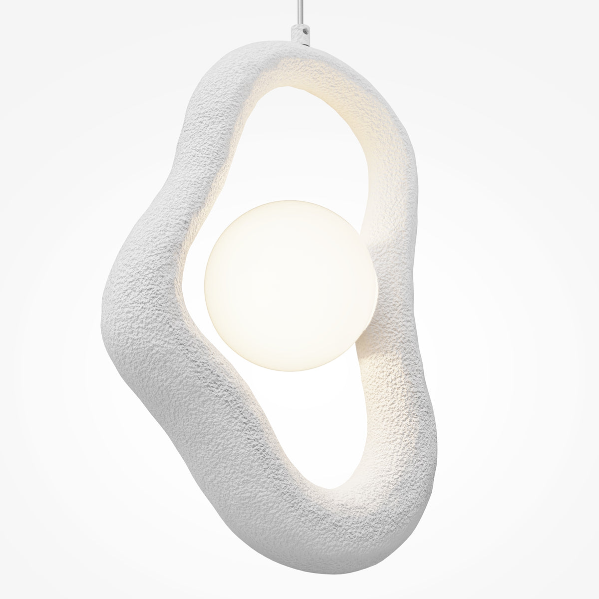 Lampa wisząca Maytoni Opus IP20 1xG9 MOD380PL-01W | Biały