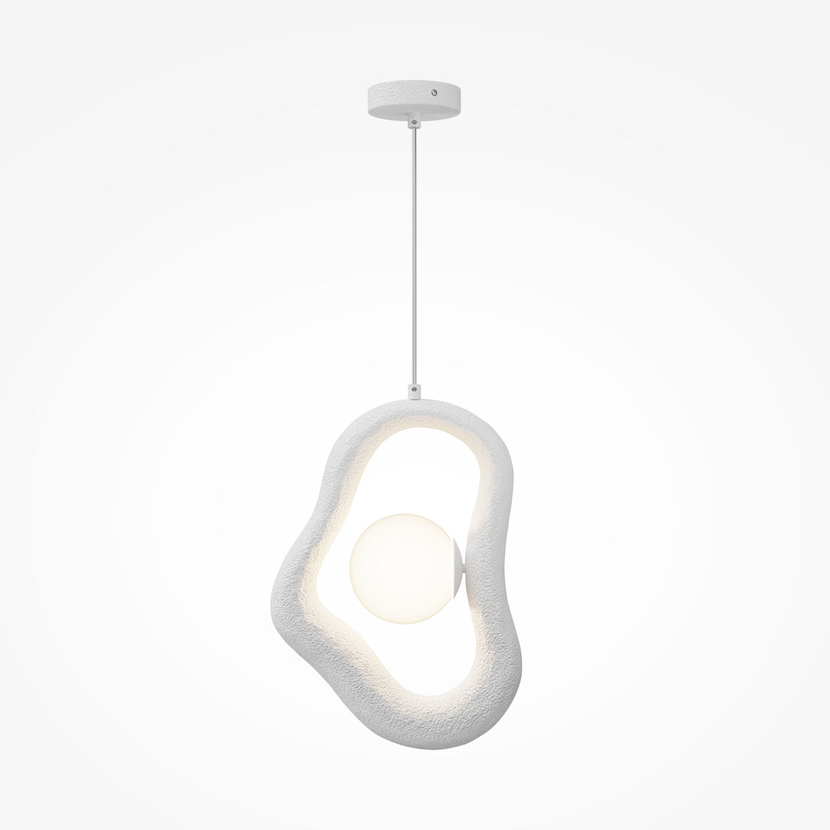 Lampa wisząca Maytoni Opus IP20 1xG9 MOD380PL-01W | Biały