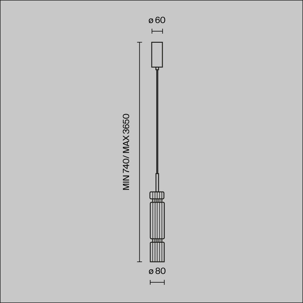 Lampa wisząca Maytoni Ordo IP20 x MOD272PL-L12B3K1 | Czarny
