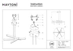 Lampa wisząca Maytoni Origami IP20 x MOD163PL-L38W4K1 | Biały