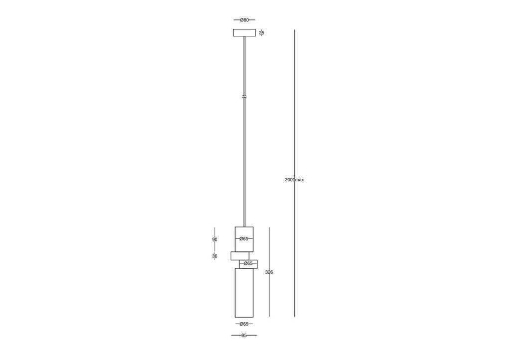 Lampa wisząca Maytoni Palette IP20 1xGU10 MOD303PL-01CFL3 | Czarny