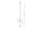 Lampa wisząca Maytoni Palette IP20 1xGU10 MOD303PL-01CFL3 | Czarny