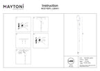 Lampa wisząca Maytoni Pro Extra IP20 x MOD160PL-L6B4K1 | Czarny