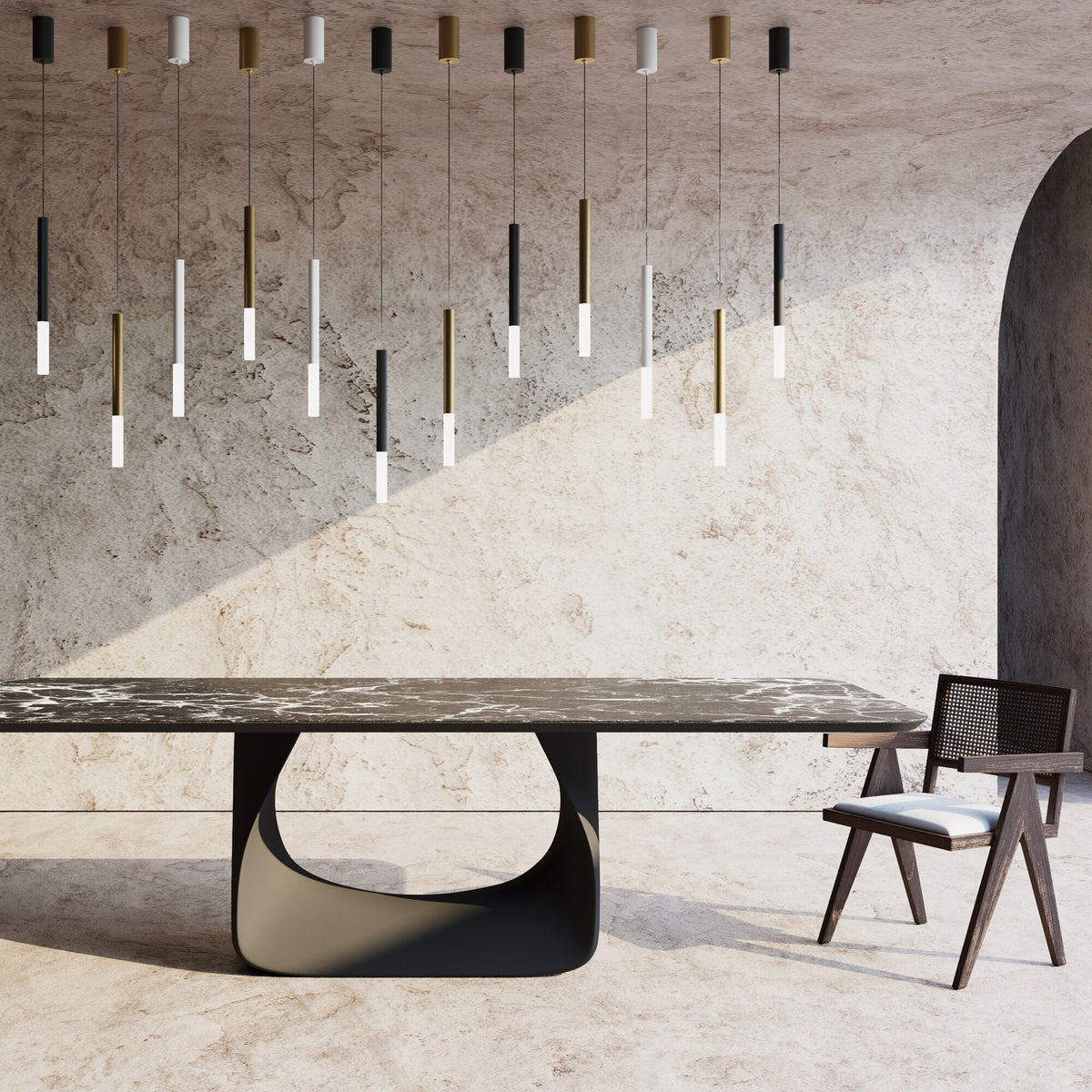 Lampa wisząca Maytoni Pro Shade IP20 x MOD157PL-L6B4K1 | Czarny