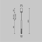 Lampa wisząca Maytoni Pro Shade IP20 x MOD157PL-L6B4K1 | Czarny