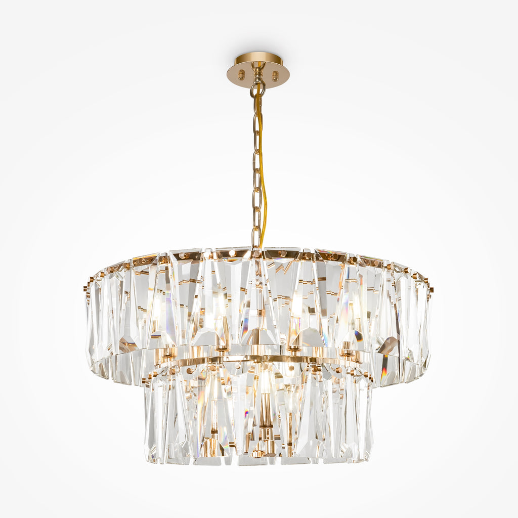 Lampa wisząca Maytoni Puntes IP20 12xE14 MOD043PL-12G | Złoto