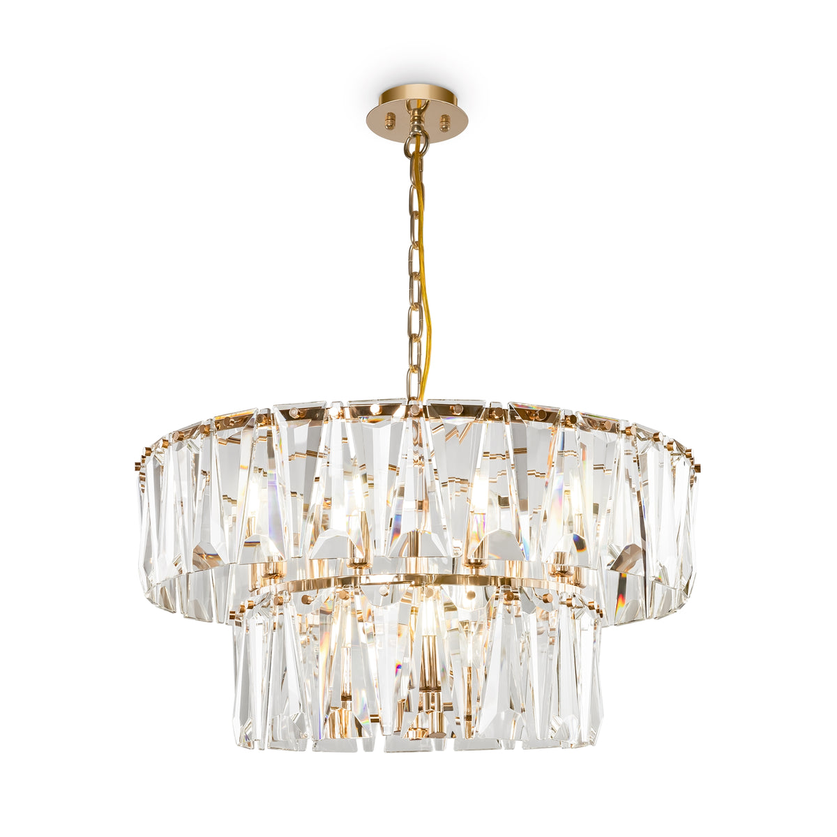 Lampa wisząca Maytoni Puntes IP20 12xE14 MOD043PL-12G | Złoto