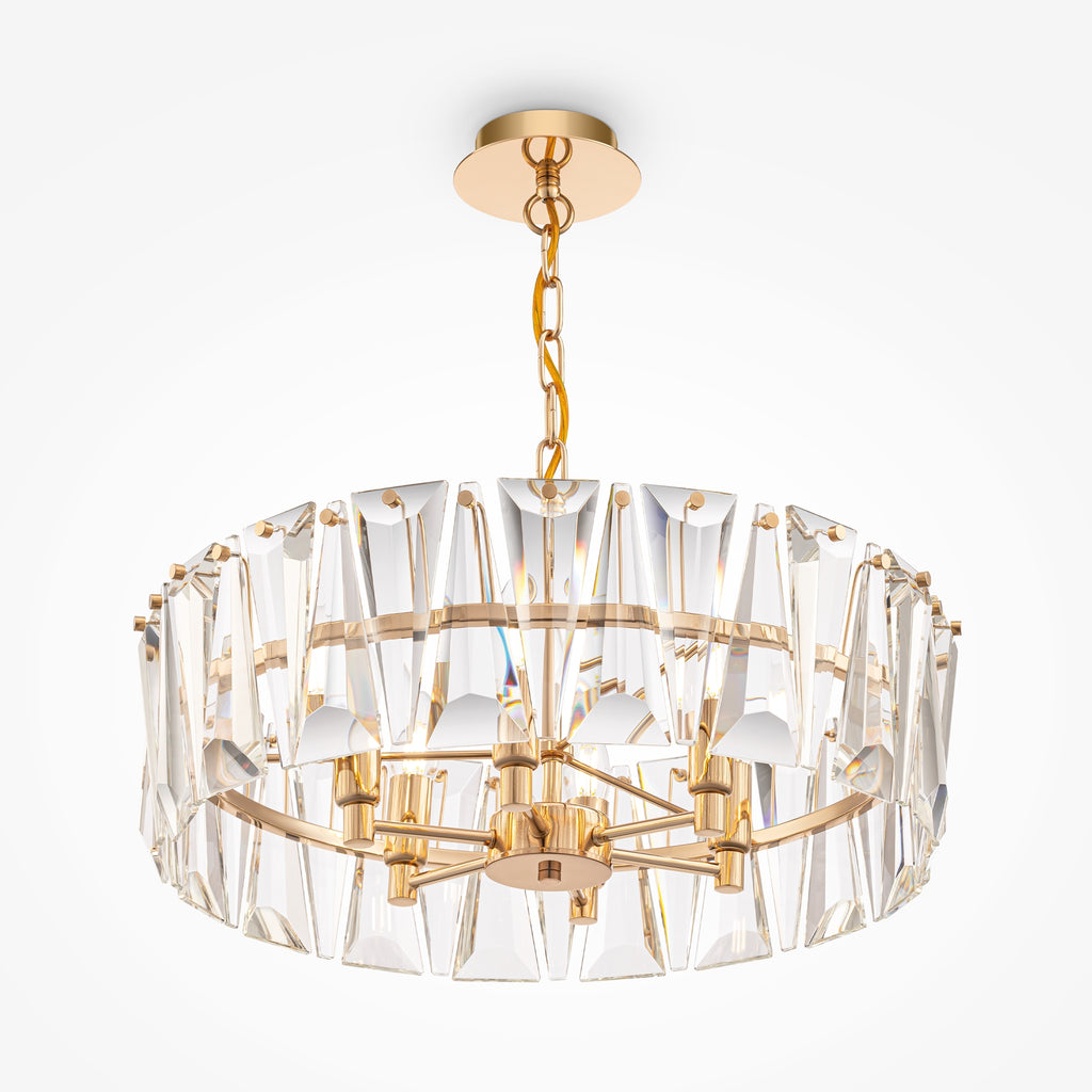 Lampa wisząca Maytoni Puntes IP20 6xE14 MOD043PL-06G | Złoto