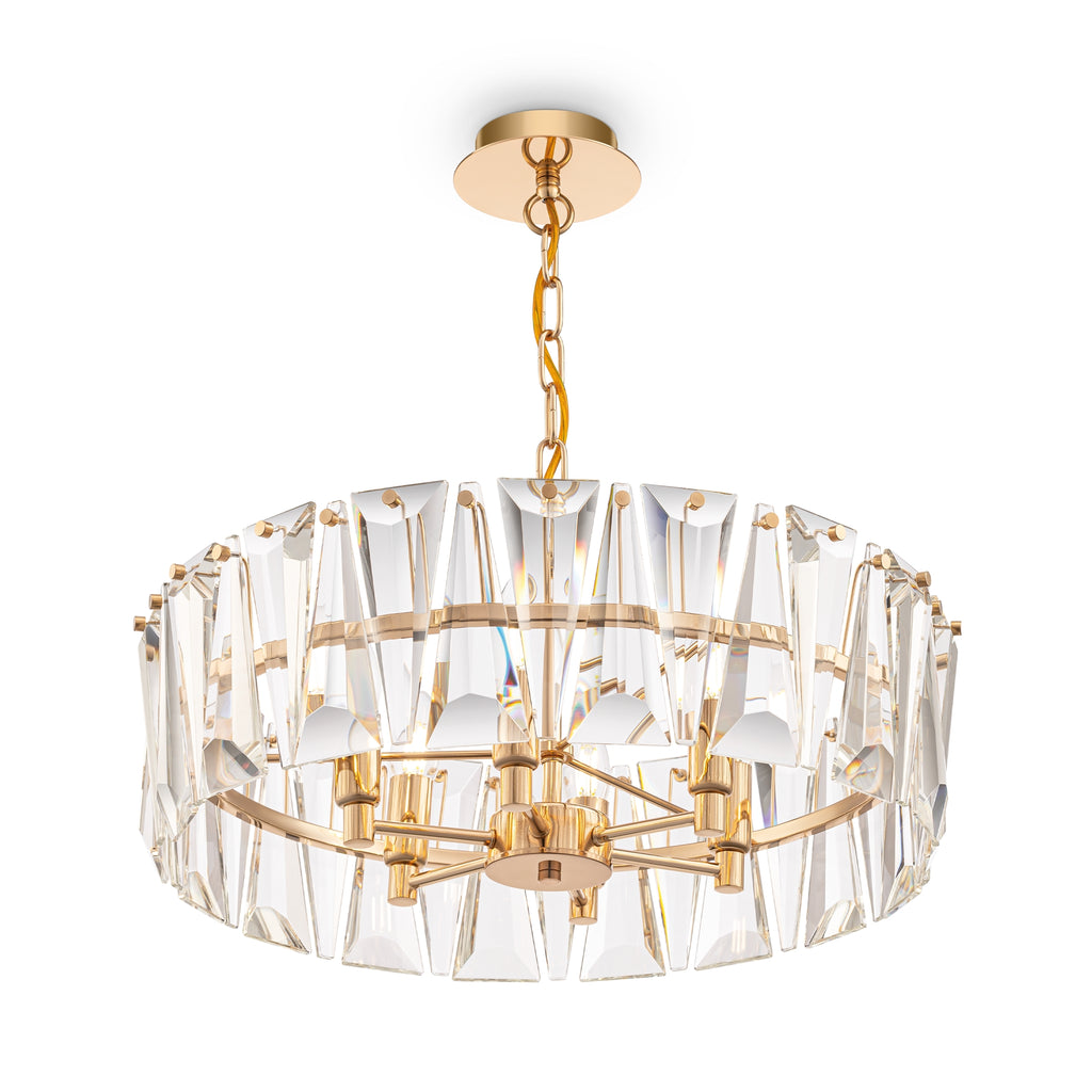 Lampa wisząca Maytoni Puntes IP20 6xE14 MOD043PL-06G | Złoto