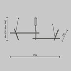 Lampa wisząca Maytoni Radiance IP20 x MOD278PL-L86G3K1 | Złoto