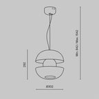 Lampa wisząca Maytoni Rebel IP20 x MOD322PL-L6G3K | Czarny