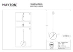 Lampa wisząca Maytoni Reflex IP20 x MOD154PL-L6W3K | Biały