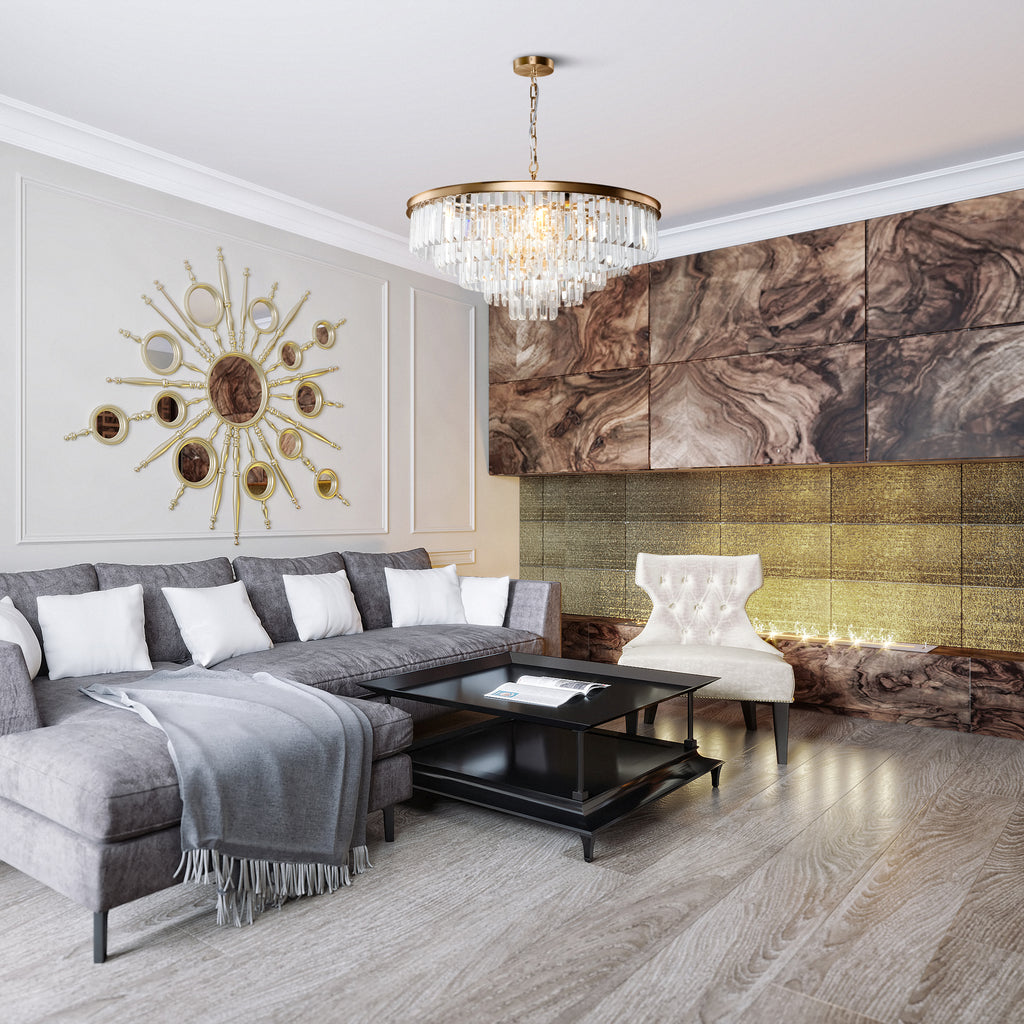 Lampa wisząca Maytoni Revero IP20 12xE14 MOD085PL-12BS | Mosiądz