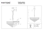 Lampa wisząca Maytoni Revero IP20 12xE14 MOD085PL-12BS | Mosiądz