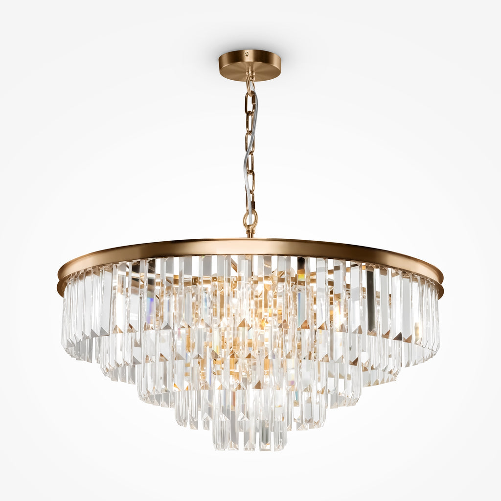 Lampa wisząca Maytoni Revero IP20 12xE14 MOD085PL-12BS | Mosiądz