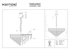 Lampa wisząca Maytoni Revero IP20 16xE14 MOD085PL-16BS | Mosiądz